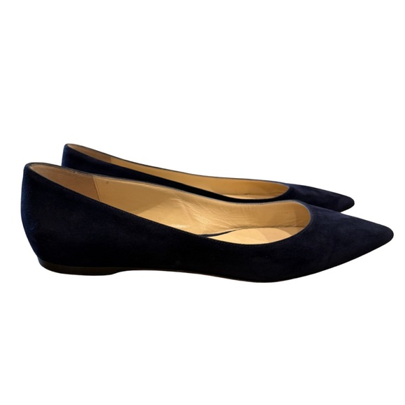 JIMMY CHOO Romy suede ballet flats - Navy - - Picture 3 of 13